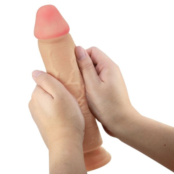 PRETTY LOVE - SLIDING SKIN SERIES REALISTIC DILDO WITH SLIDING SKIN SUCTION CUP FLESH 23.4 CM - Afbeelding 3