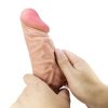 PRETTY LOVE - SLIDING SKIN SERIES REALISTIC DILDO WITH SLIDING SKIN SUCTION CUP REMOTE CONTROL FLESH 24 CM - Afbeelding 3