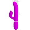 PRETTY LOVE - RABBIT VIBRATOR WITH LICKING FUCHSIA - Afbeelding 2