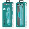 PRETTY LOVE - RABBIT VIBRATOR WITH LICKING AQUA GREEN - Afbeelding 4