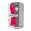 SILEXD - MODEL 2 REALISTIC PENIS PREMIUM SILEXPAN SILICONE FUCHSIA 23 CM - Afbeelding 3