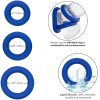CALEXOTICS - ADMIRAL COCK RING SET BLUE - Afbeelding 2