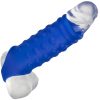 CALEXOTICS - ADMIRAL BEADED PENIS COVER LIQUID SILICONE BLUE - Afbeelding 5