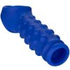 CALEXOTICS - ADMIRAL BEADED PENIS COVER LIQUID SILICONE BLUE - Afbeelding 2