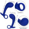 CALEXOTICS - ADMIRAL SET 2 ANAL PLUG BLUE - Afbeelding 4