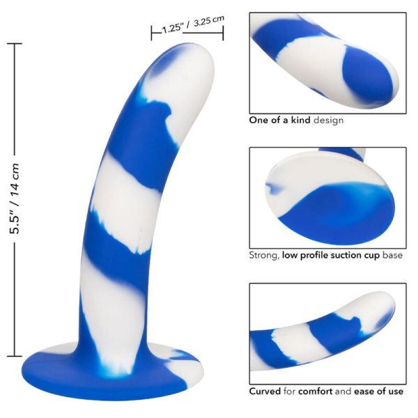 CALEXOTICS - ADMIRAL SWIRL DILDO FLEXIBLE - Afbeelding 4