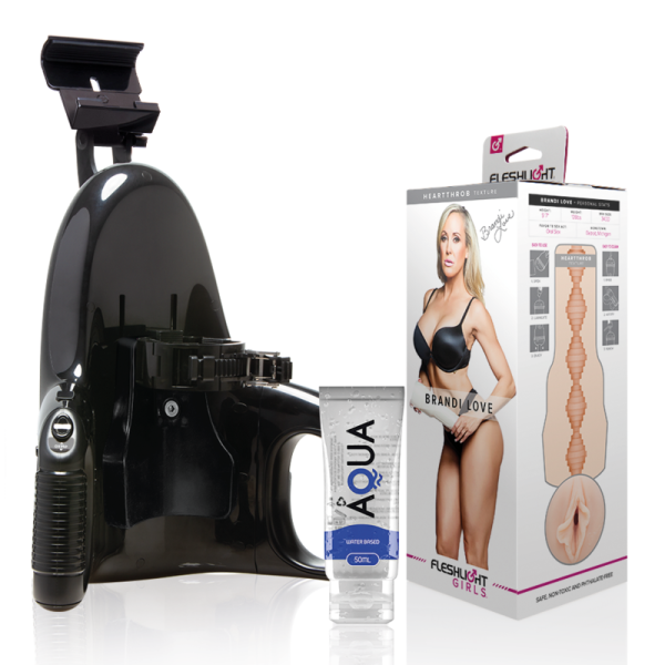 FLESHLIGHT - BRANDI LOVE VAGINA + UNIVERSAL LAUNCH + AQUA QUALITY LUBRICANT 50 ML