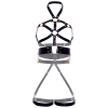 LEG AVENUE - VEGAN LEATHER GRIP BODY HARNESS BLACK M - Afbeelding 6