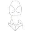 LEG AVENUE - BRA WRISTBANDS & PEARL THONG SET - Afbeelding 5