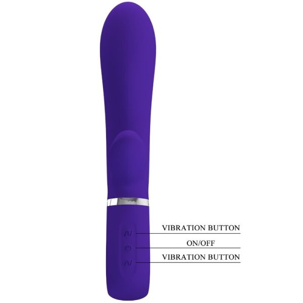 PRETTY LOVE - THOMAS MULTIFUNCTION G-SPOT VIBRATOR PURPLE - Afbeelding 6