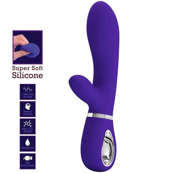 PRETTY LOVE - THOMAS MULTIFUNCTION G-SPOT VIBRATOR PURPLE - Afbeelding 7