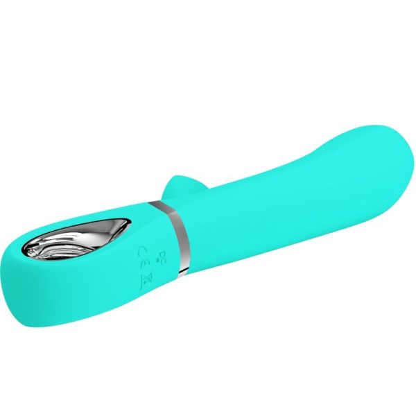 PRETTY LOVE - THOMAS MULTIFUNCTION G-SPOT VIBRATOR AQUA GREEN - Afbeelding 3