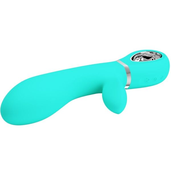 PRETTY LOVE - THOMAS MULTIFUNCTION G-SPOT VIBRATOR AQUA GREEN - Afbeelding 4