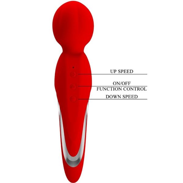 PRETTY LOVE - WALTER VIBRATOR WAND RED - Afbeelding 6