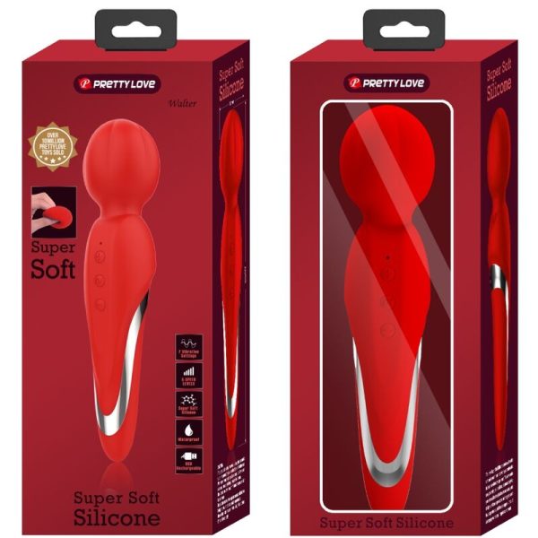 PRETTY LOVE - WALTER VIBRATOR WAND RED - Afbeelding 9