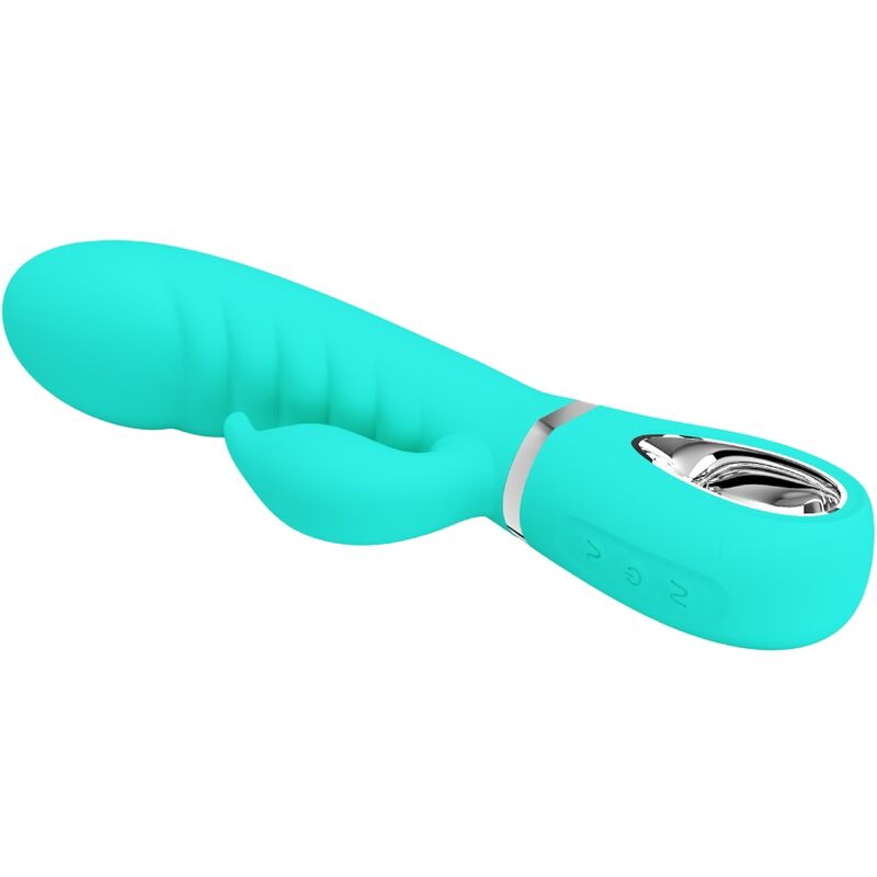 PRETTY LOVE - PRESCOTT MULTIFUNCTION G-SPOT VIBRATOR AQUA GREEN - Afbeelding 3