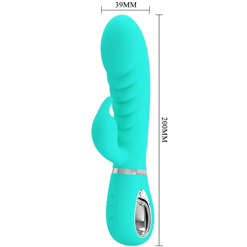 PRETTY LOVE - PRESCOTT MULTIFUNCTION G-SPOT VIBRATOR AQUA GREEN - Afbeelding 5