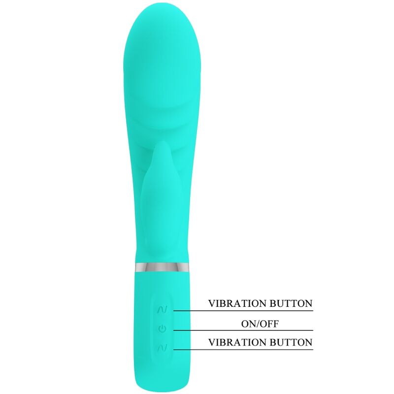 PRETTY LOVE - PRESCOTT MULTIFUNCTION G-SPOT VIBRATOR AQUA GREEN - Afbeelding 6