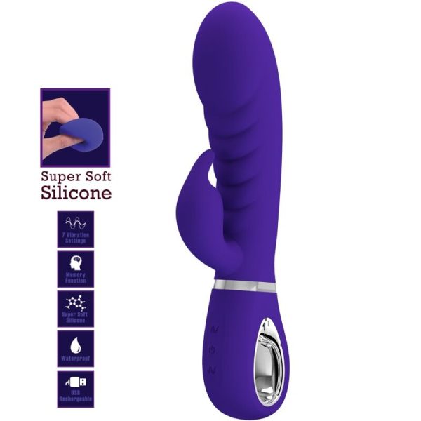 PRETTY LOVE - PRESCOTT MULTIFUNCTION G-SPOT VIBRATOR PURPLE - Afbeelding 7