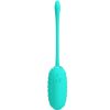 PRETTY LOVE - KIRK RECHARGEABLE VIBRATING EGG AQUA GREEN - Afbeelding 2