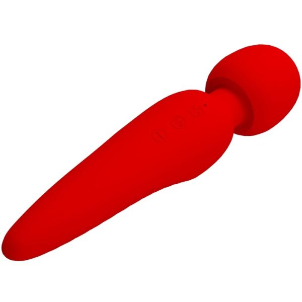 PRETTY LOVE - MEREDITH MASSAGER 12 VIBRATION MODES RED - Afbeelding 2