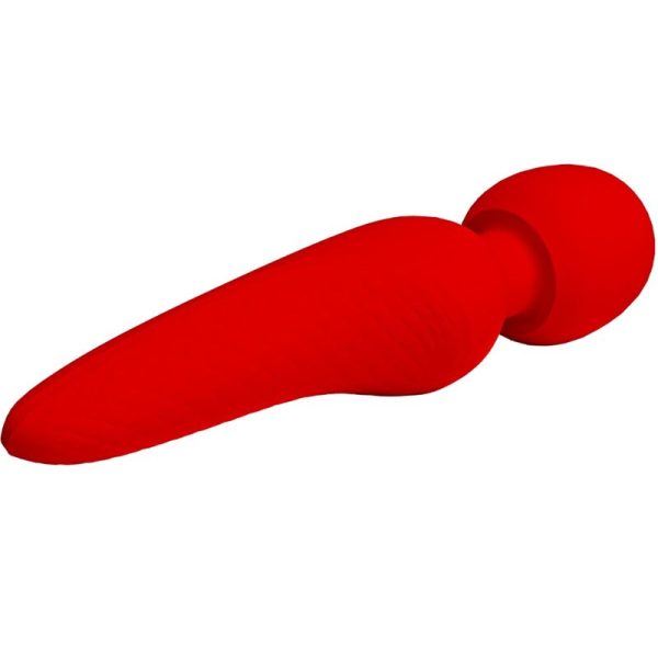 PRETTY LOVE - MEREDITH MASSAGER 12 VIBRATION MODES RED - Afbeelding 4