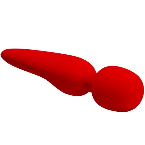 PRETTY LOVE - MEREDITH MASSAGER 12 VIBRATION MODES RED - Afbeelding 5