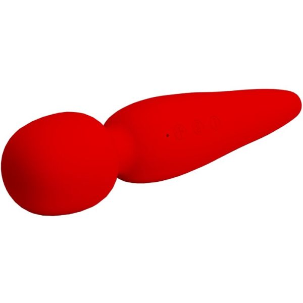 PRETTY LOVE - MEREDITH MASSAGER 12 VIBRATION MODES RED - Afbeelding 3