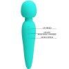 PRETTY LOVE - MEREDITH MASSAGER 12 VIBRATION MODES AQUA GREEN - Afbeelding 7