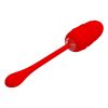 PRETTY LOVE - VIBRATING EGG WITH RED RECHARGEABLE MARINE TEXTURE - Afbeelding 2