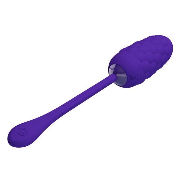 PRETTY LOVE - VIBRATING EGG WITH PURPLE RECHARGEABLE MARINE TEXTURE - Afbeelding 2