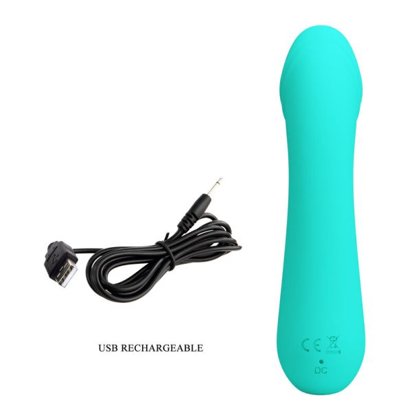 PRETTY LOVE - CETUS RECHARGEABLE VIBRATOR AQUA GREEN - Afbeelding 8