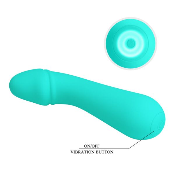 PRETTY LOVE - CETUS RECHARGEABLE VIBRATOR AQUA GREEN - Afbeelding 7