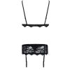 LIVCO CORSETTI FASHION - BELITA LC 90231 BRA + PANTY + GARTER BELT BLACK L/XL - Afbeelding 6