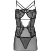 LIVCO CORSETTI FASHION - BARIRIN LC 90633 SHIRT + PANTY BLACK L/XL - Afbeelding 3