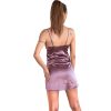 LIVCO CORSETTI FASHION - JACQUELINE LC 90249 DRESSING GOWN + SHIRT + PANTY VIOLET S/M - Afbeelding 2