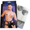 CHILIROSE - CR 4662 NIPPLE COVERS SILVER & BLACK - Afbeelding 2