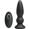 MR PLAY - POWERFUL VIBRATOR REMOTE CONTROL ANAL PLUG BLACK - Afbeelding 2