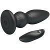 MR PLAY - POWERFUL VIBRATOR REMOTE CONTROL ANAL PLUG BLACK - Afbeelding 3