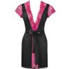 LIVCO CORSETTI FASHION - KUMIKO LC 90428 DRESSING GOWN + PANTY BLACK L/XL - Afbeelding 3