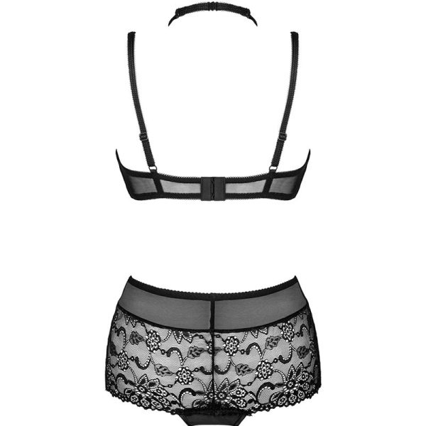 LIVCO CORSETTI FASHION - LINERA FOR THE SENSES COLLECTION BRA + PANTY BLACK - Afbeelding 4