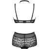 LIVCO CORSETTI FASHION - LINERA FOR THE SENSES COLLECTION BRA + PANTY BLACK L/XL - Afbeelding 4