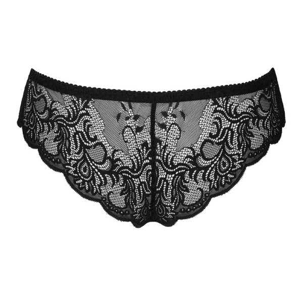 LIVCO CORSETTI FASHION - LOVE STORY LC 90679 PANTY CROTCHLESS BLACK - Afbeelding 3