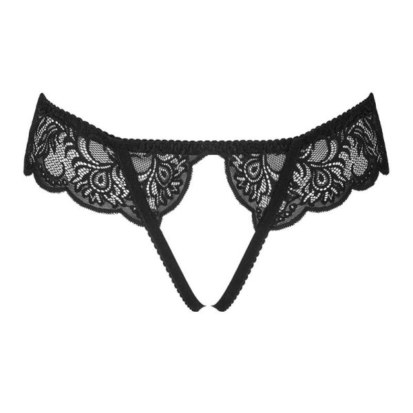 LIVCO CORSETTI FASHION - LOVE STORY LC 90679 PANTY CROTCHLESS BLACK - Afbeelding 4