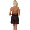 LIVCO CORSETTI FASHION - MALVIAMI LC 90625 SHIRT + PANTY BLACK - Afbeelding 2