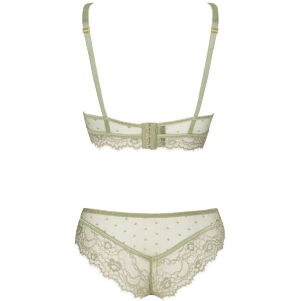 LIVCO CORSETTI FASHION - PINE LC 90667 BRA + PANTY KHAKI L/XL - Afbeelding 4
