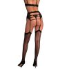 LIVCO CORSETTI FASHION - SOLIANA LC 90424-1 GARTER BELT BLACK L/XL - Afbeelding 2