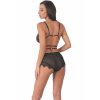 LIVCO CORSETTI FASHION - DREZNA LC 90733 BRA + PANTY BLACK L/XL - Afbeelding 2