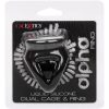 CALEXOTICS - ALPHA DUAL CAGE RING BLACK - Afbeelding 2