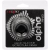 CALEXOTICS - ALPHA SCROTUM STRETCHING RING BLACK - Afbeelding 2